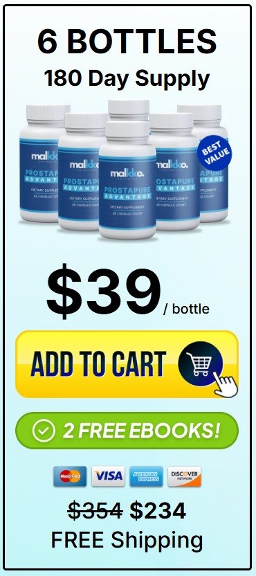 ProstaPure 6 bottles sale